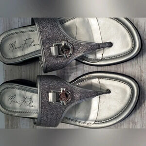 Marc Fisher Sparkle Shimmering Sandals size 10